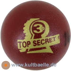 3D Top Secret rot/gold