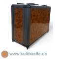 Koffer für 216 Bälle in Wurzelholzoptik